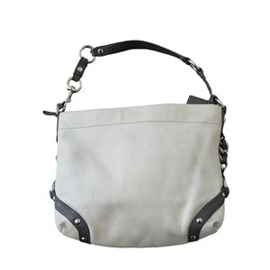 Coach White and Black Shoulder Bag